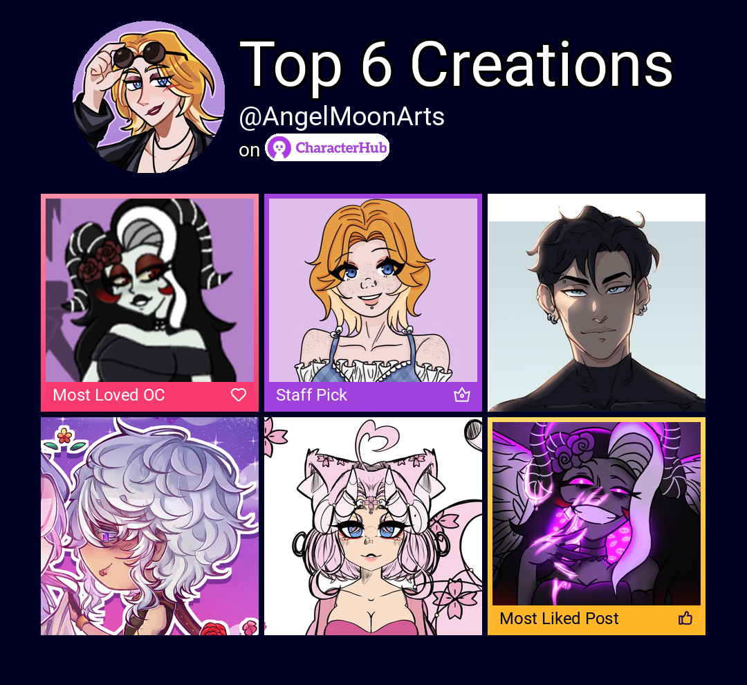Top 6 from AngelMoonArts