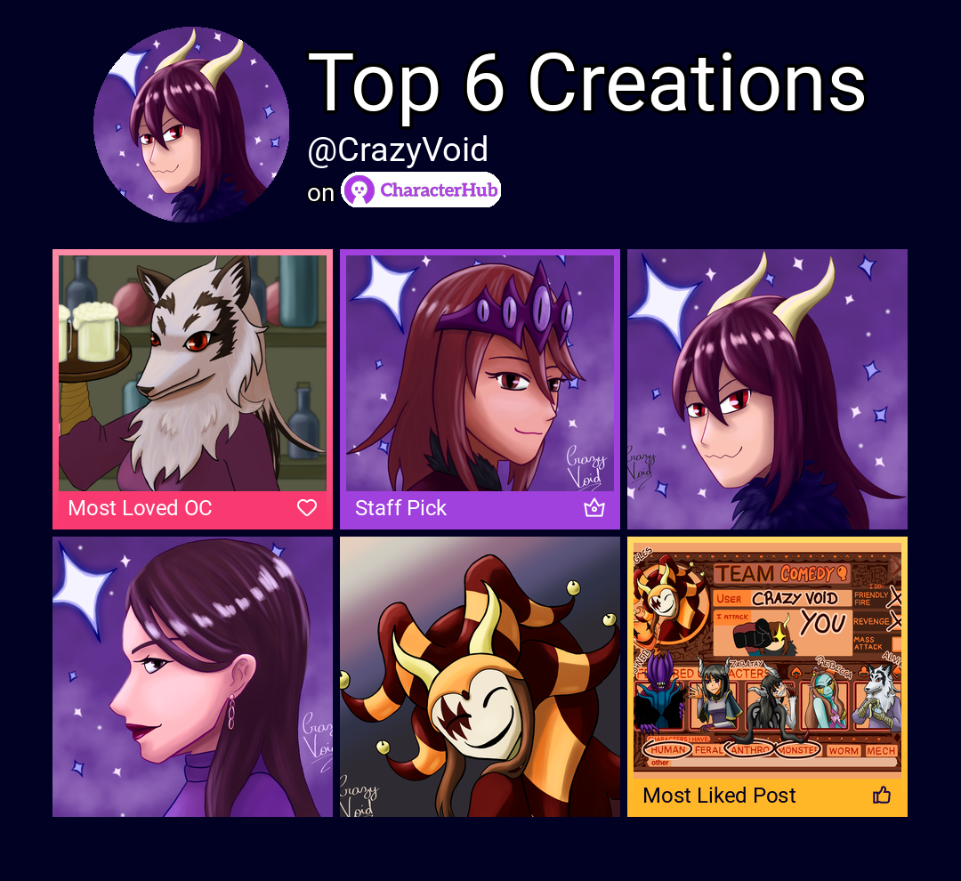 Top 6 from CrazyVoid